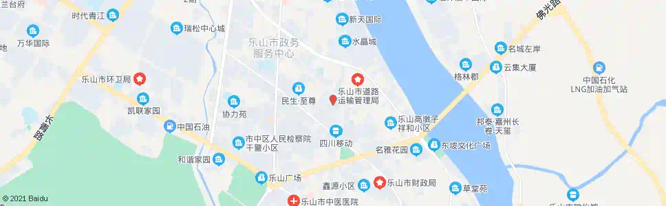 乐山市交警支队_公交站地图_乐山公交_妙搜公交查询2025
