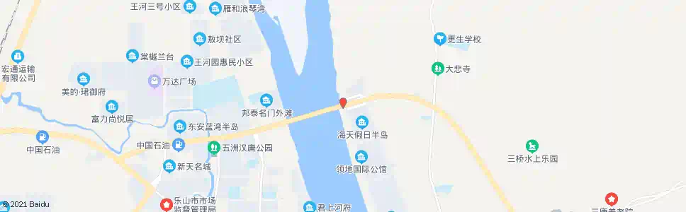 乐山岷江三桥_公交站地图_乐山公交_妙搜公交查询2025