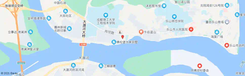 乐山肖坝旅游车站_公交站地图_乐山公交_妙搜公交查询2025