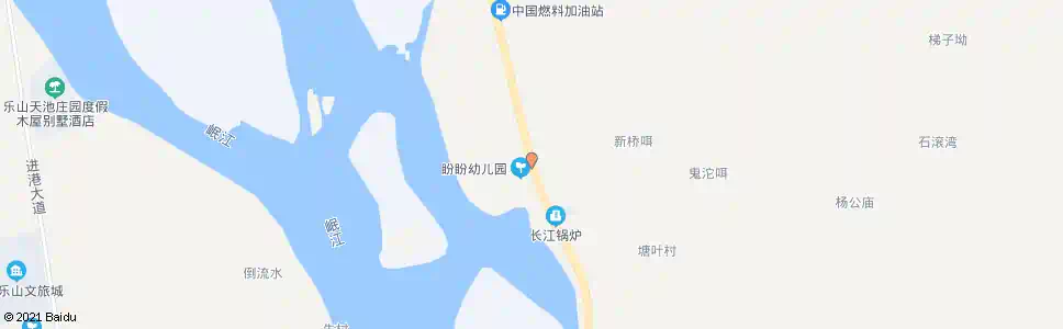 乐山红岩口_公交站地图_乐山公交_妙搜公交查询2025