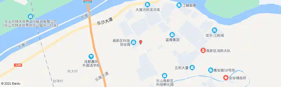 乐山建业大道北段_公交站地图_乐山公交_妙搜公交查询2025