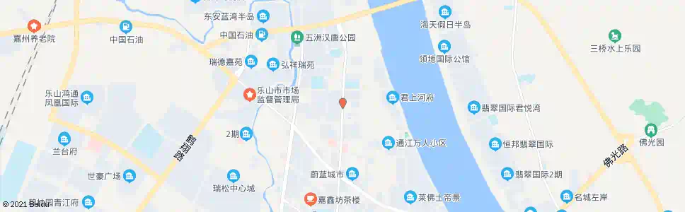 乐山乐山七中通江校区_公交站地图_乐山公交_妙搜公交查询2025