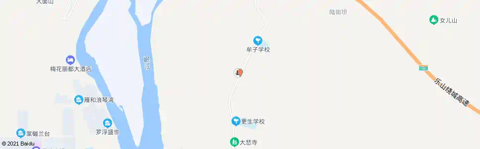 乐山龙马路_公交站地图_乐山公交_妙搜公交查询2025