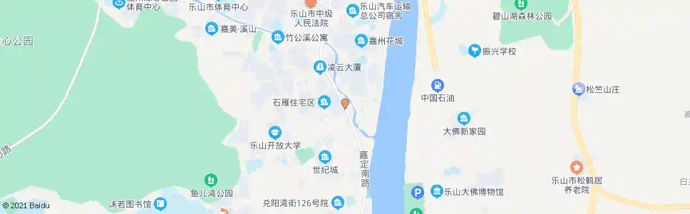 乐山下观音_公交站地图_乐山公交_妙搜公交查询2025