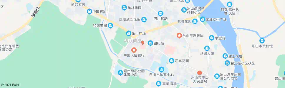 乐山市中医院_公交站地图_乐山公交_妙搜公交查询2025
