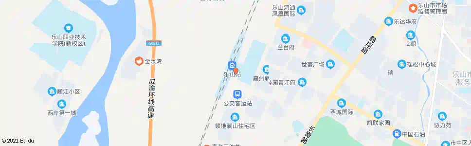 乐山马甫儿_公交站地图_乐山公交_妙搜公交查询2025