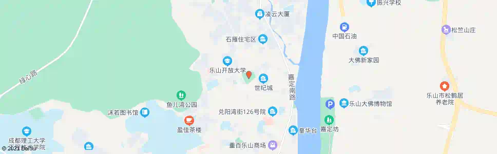 乐山阳光广场_公交站地图_乐山公交_妙搜公交查询2025