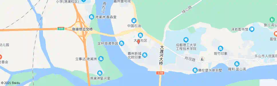 乐山绿心路南_公交站地图_乐山公交_妙搜公交查询2025