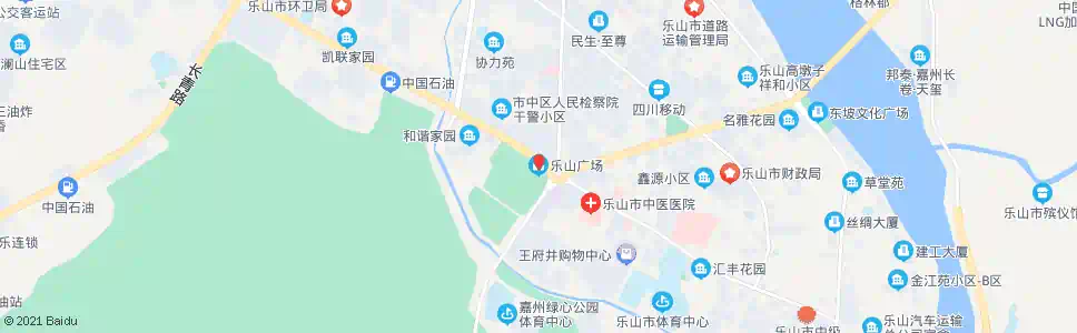 乐山乐山广场_公交站地图_乐山公交_妙搜公交查询2025