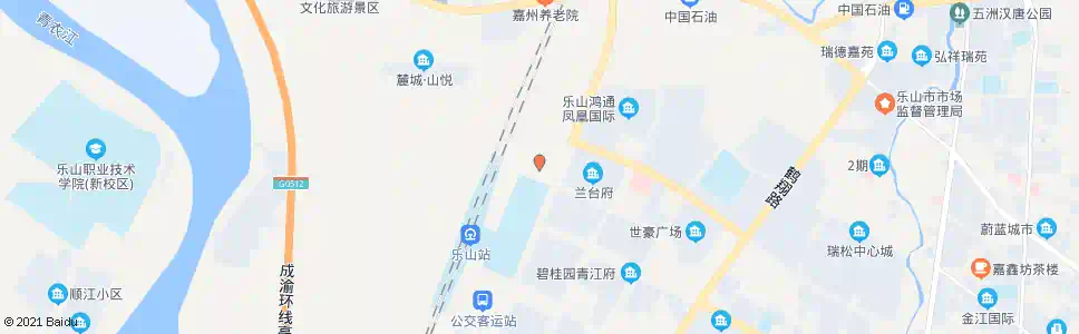 乐山市客运中心站_公交站地图_乐山公交_妙搜公交查询2025