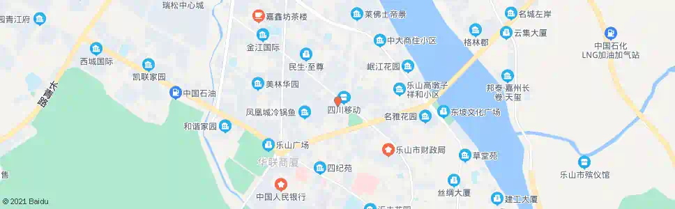 乐山市电信大楼_公交站地图_乐山公交_妙搜公交查询2025
