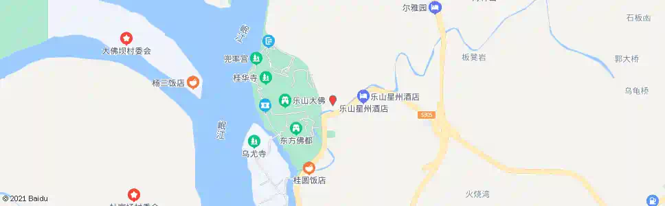 乐山花湖湾_公交站地图_乐山公交_妙搜公交查询2025