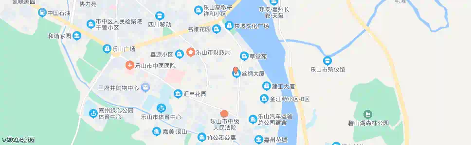 乐山嘉定北路百福路口_公交站地图_乐山公交_妙搜公交查询2025