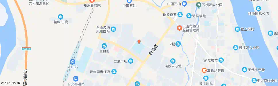 乐山乐山八中_公交站地图_乐山公交_妙搜公交查询2025