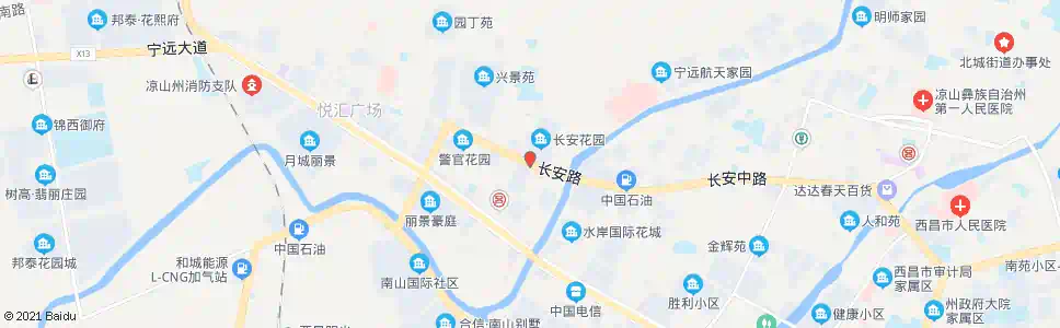 凉山长安菜市_公交站地图_凉山公交_妙搜公交查询2025