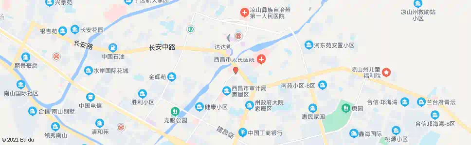 凉山健康路口_公交站地图_凉山公交_妙搜公交查询2025