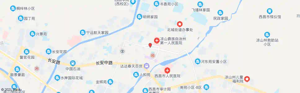 凉山州一医院_公交站地图_凉山公交_妙搜公交查询2025
