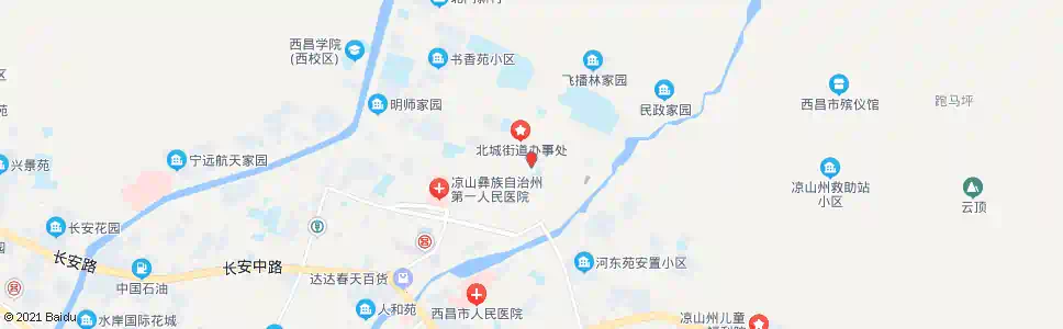 凉山四牌楼_公交站地图_凉山公交_妙搜公交查询2025