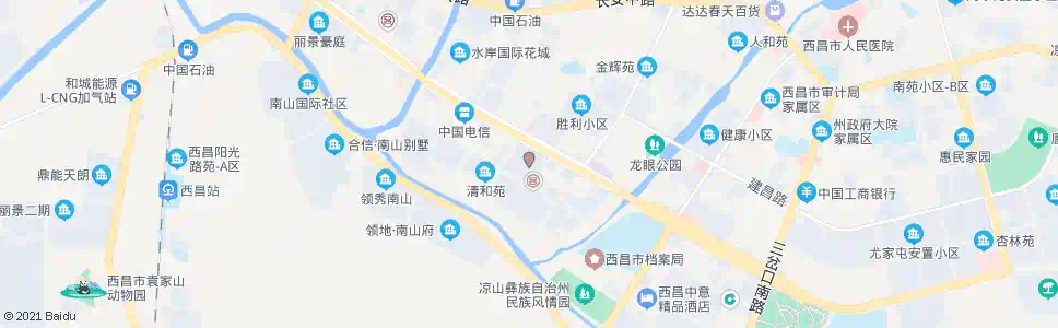 凉山昌平建材中心_公交站地图_凉山公交_妙搜公交查询2025