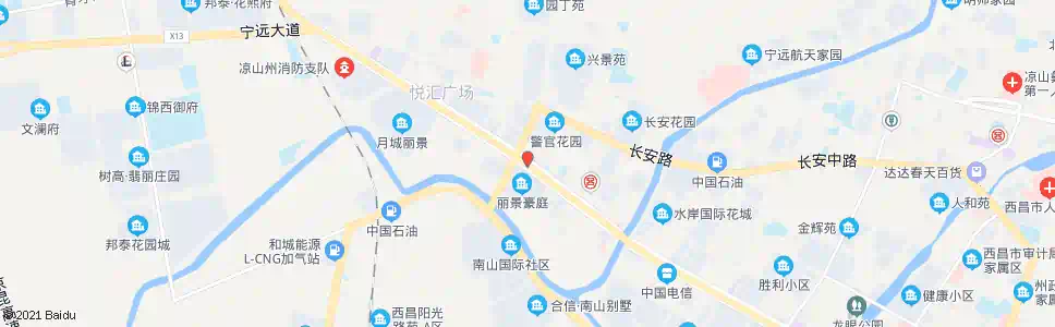 凉山航天大道一段_公交站地图_凉山公交_妙搜公交查询2025