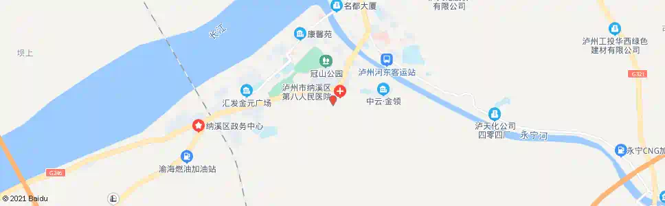 泸州李家湾_公交站地图_泸州公交_妙搜公交查询2025