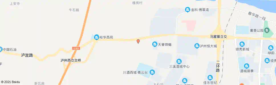 泸州城西新区_公交站地图_泸州公交_妙搜公交查询2025