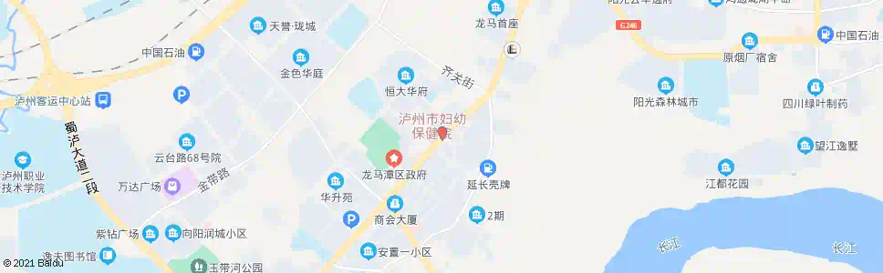 泸州龙马大道中段_公交站地图_泸州公交_妙搜公交查询2025