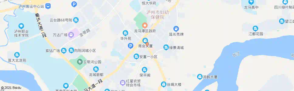 泸州龙马潭区中医院_公交站地图_泸州公交_妙搜公交查询2025