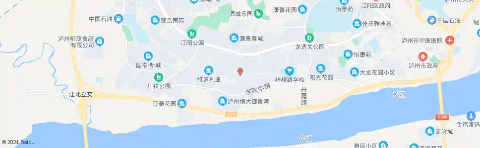 泸州丹青路三段_公交站地图_泸州公交_妙搜公交查询2025