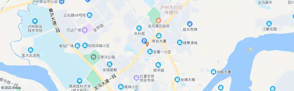 泸州龙马大道二段_公交站地图_泸州公交_妙搜公交查询2025