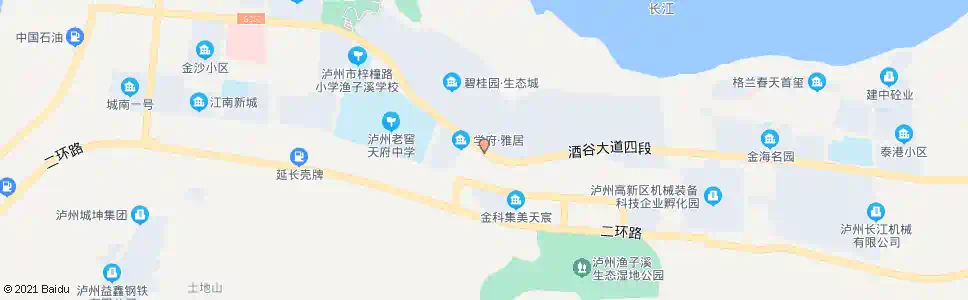 泸州酒谷大道三段_公交站地图_泸州公交_妙搜公交查询2025