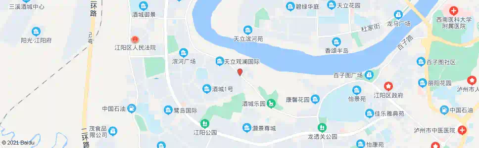 泸州沱江滨江公园_公交站地图_泸州公交_妙搜公交查询2025