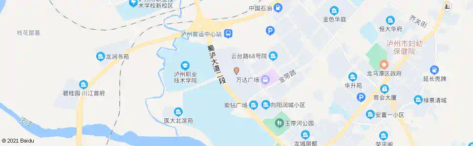 泸州西南商贸城(红星路北)_公交站地图_泸州公交_妙搜公交查询2025