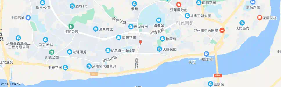 泸州丹霞路中段_公交站地图_泸州公交_妙搜公交查询2025