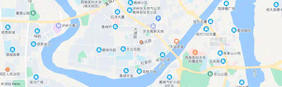 泸州泸州老窖广场_公交站地图_泸州公交_妙搜公交查询2025