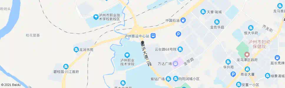泸州泸职院_公交站地图_泸州公交_妙搜公交查询2025