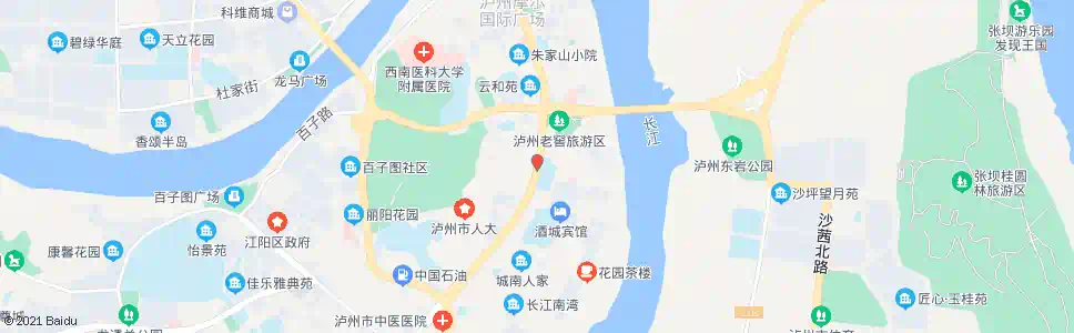泸州江阳中路_公交站地图_泸州公交_妙搜公交查询2025