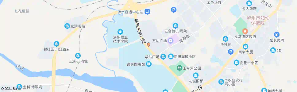 泸州蜀泸大道中段_公交站地图_泸州公交_妙搜公交查询2025
