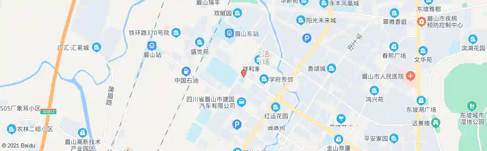 眉山田家炳中学_公交站地图_眉山公交_妙搜公交查询2025