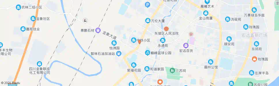 眉山中铁医院_公交站地图_眉山公交_妙搜公交查询2025