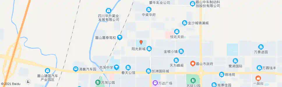 眉山实验中学_公交站地图_眉山公交_妙搜公交查询2025