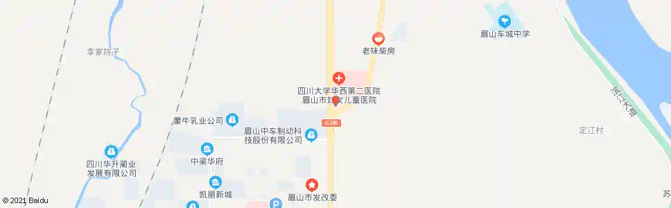 眉山市妇幼保健院_公交站地图_眉山公交_妙搜公交查询2025