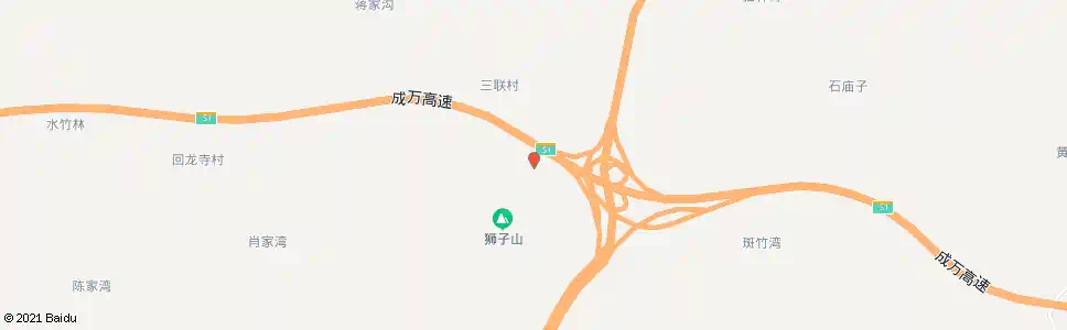 绵阳三官庙村一社_公交站地图_绵阳公交_妙搜公交查询2025