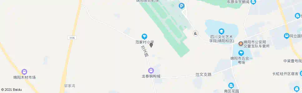 绵阳范家村_公交站地图_绵阳公交_妙搜公交查询2025