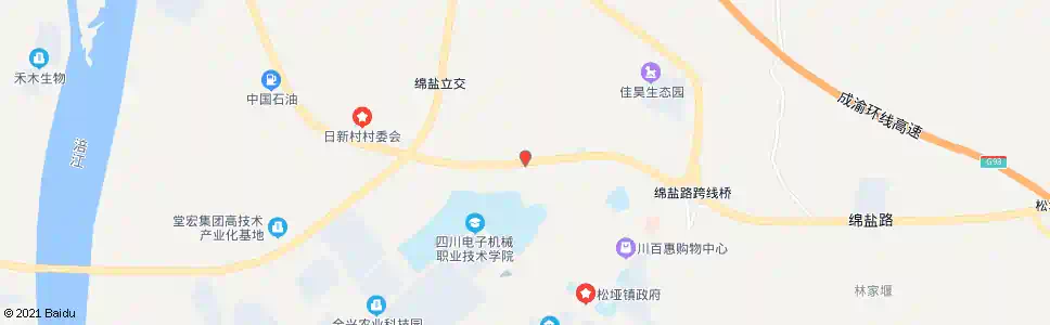 绵阳五村四社_公交站地图_绵阳公交_妙搜公交查询2025