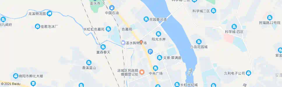 绵阳高水八队_公交站地图_绵阳公交_妙搜公交查询2025
