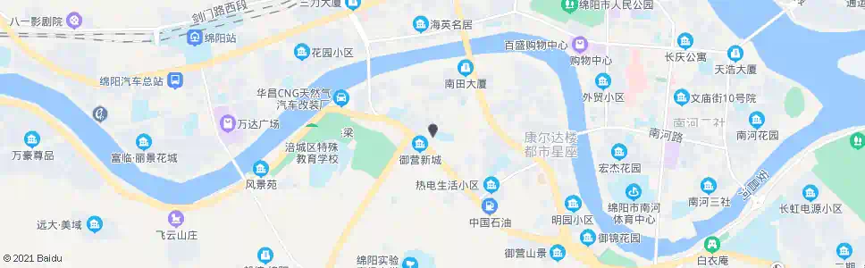 绵阳西一巷_公交站地图_绵阳公交_妙搜公交查询2025