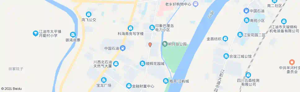 绵阳水岸花都_公交站地图_绵阳公交_妙搜公交查询2025