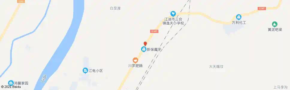 绵阳马家酒厂_公交站地图_绵阳公交_妙搜公交查询2025