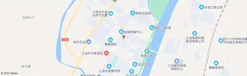 绵阳政府第二办公楼_公交站地图_绵阳公交_妙搜公交查询2025
